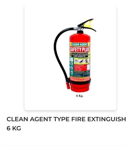 Clean Agent Type Fire Extinguisher (6 Kg)