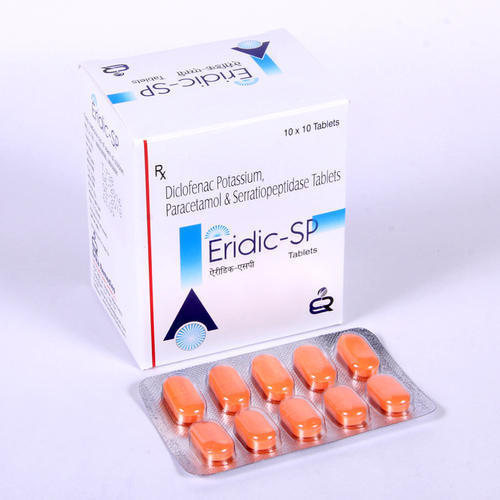 Diclofenac Potassium Paracetamol And Serratiopeptidase Tablet