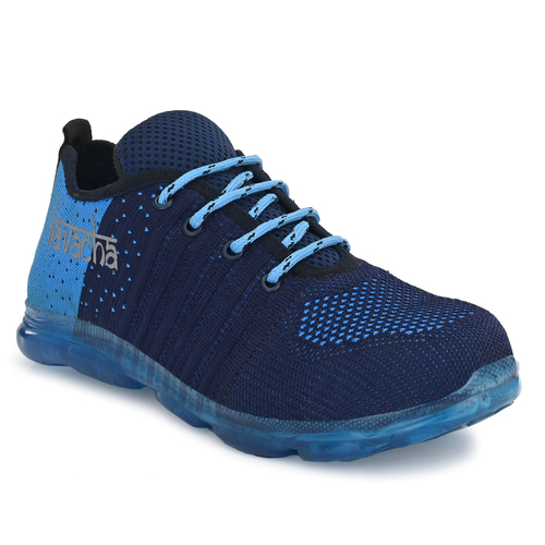 Kavacha S105 Knitted Fabric Blue Steel Toe Safety Shoes, Size: 11 Keep In Cool And Dry Place