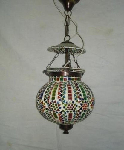 Multicolor Outdoor Hanging Candle Lantern