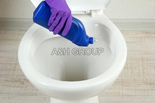 Blue Plastic Bottle Toilet Cleaner