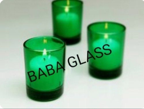 glass candle holders