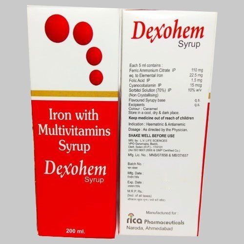 Iron With Multivitamins Syrup Generic Drugs