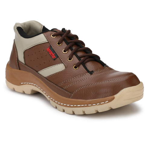 Custom Kavacha S46 Steel Toe Brown Safety Shoes, Size: 11