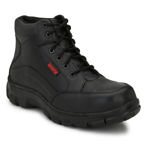 Custom Kavacha Sn49 Pure Leather Steel Toe Black Safety Shoes Size: 6