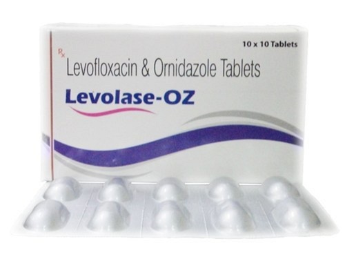 लेवोफ़्लॉक्सासिन और ऑर्निडाज़ोल प्रिस्क्रिप्शन टैबलेट सामान्य दवाएँ