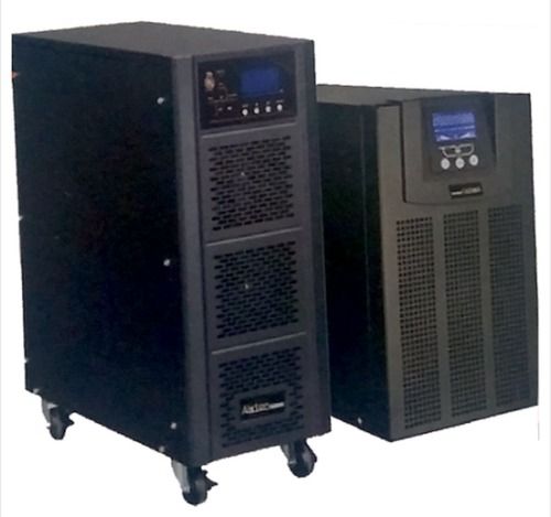 Black Single Phase High Frequency Online Ups