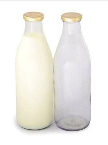 Transprent Transparent Milk Glass Bottle (1000 Ml)