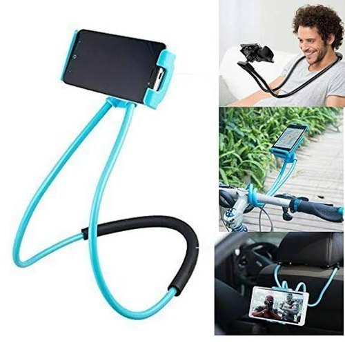 Bracket Holder Type Black Color Medium Size Lazy Neck Mobile Holder
