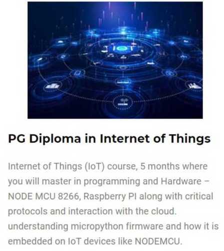 PG Diploma Course Services By Indian Institute of Embedded Systems