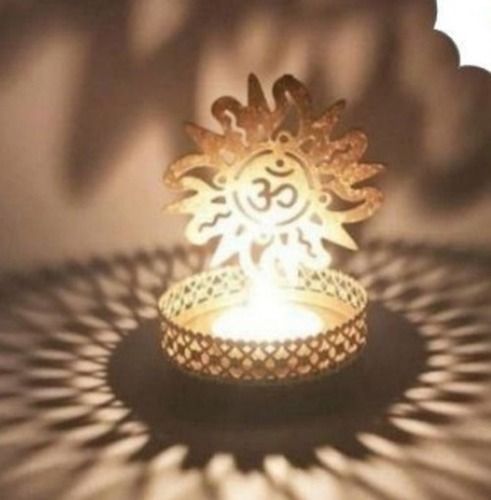 Religious Round Decorative Candle Holder