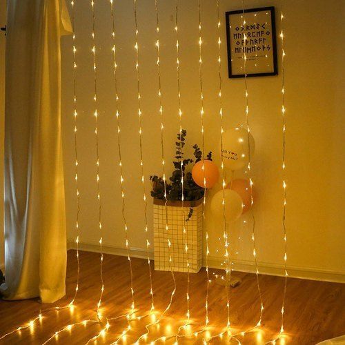 Very Attractive Waterfall Curtain Lights Multi Places Usable Type For Home Decoration