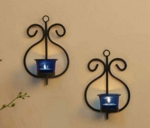 Polishing Wall Mounted Decorative Candle Holder