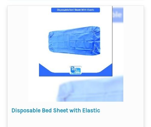 Plain Disposable Bed Sheet With Elastic