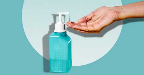 Blue Hand Cleaning Hand Sanitizer Liquid