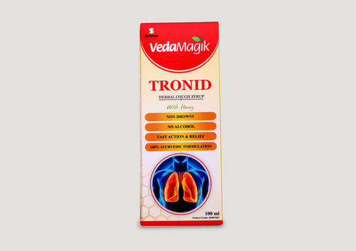 Ayurvedic Medicine Vedamagik Tronid Herbal Cough Syrup 100Ml