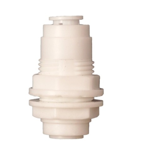 Plastic Water Ro Bulk Head (1/4)