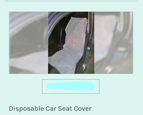 White Color Disposable Car Seat Cover