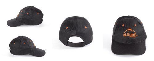 Black Printed Men Cap