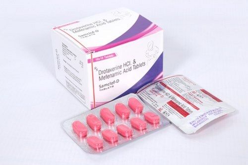 Drotaverine HCL And Mefenamic Acid Antispasmodic Tablets