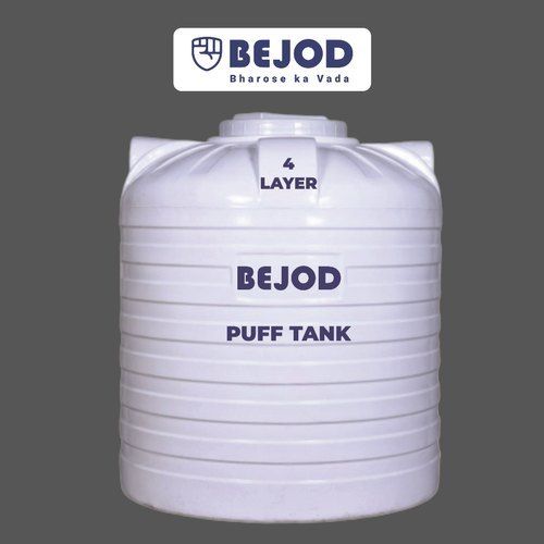 Made From Virgin Food Grade Material White Color 4 Layer Bejod Water Puff Tank