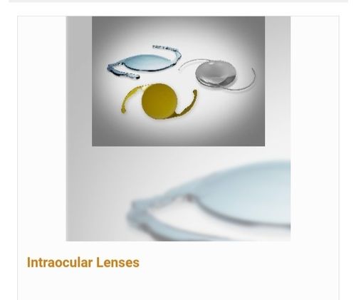 Round Shape Polished Intraocular Lenses