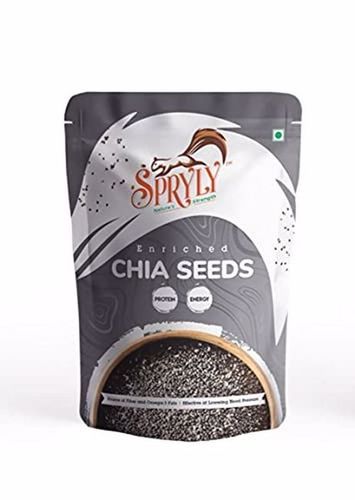 Spryly Enriched Raw Unroasted Chia Seeds With Omega 3 And Fiber For Weight Loss Management 250 Gm