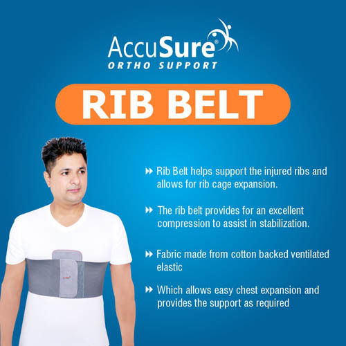 Accusure Black Rib Belts