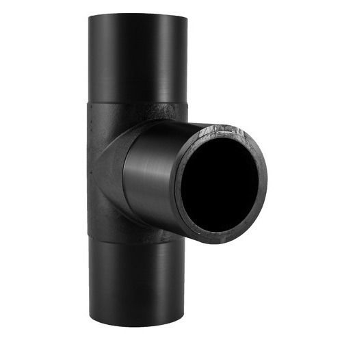 Black Colour Round HDPE Butt Fusion Pipe Fitting