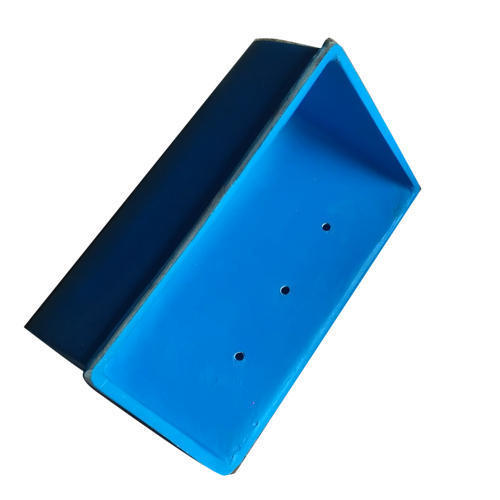 Model Blue Color Plain Type Rectangular Shape Frp Conveyor Bucket