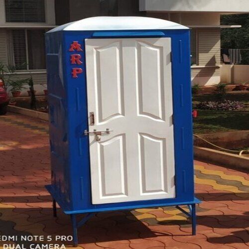 Multiplace Usable Type Blue Color Square Shaped Frp Toilet