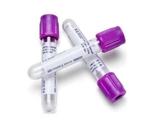 Plastic Non Vacuum Transparent Hospital Blood Collection Tube