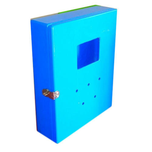 Plain Pattern Moisture Proof Blue Color Durable Frp Electrical Box