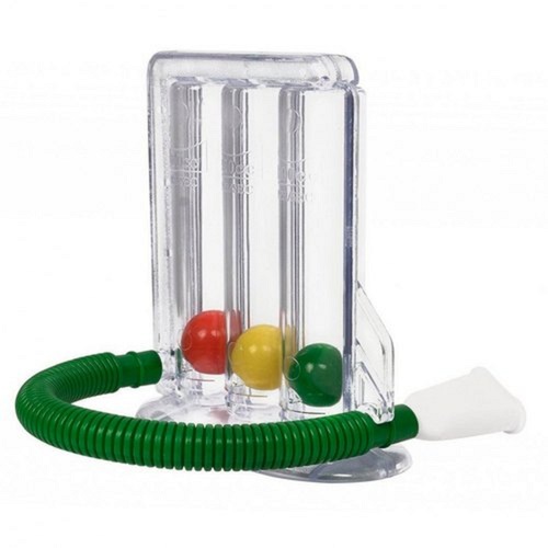 Plastic Portable 3 Ball Spirometer Lung Exerciser Application: Hospital