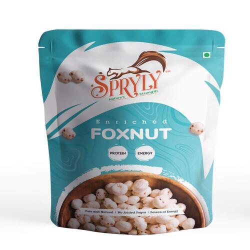 Spryly Enriched Foxnuts / Lotus Seeds / Big Size Phool Makhana - 100 Gms