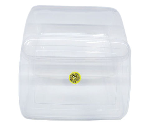 Square Shape White Color Transparent Plastic Captain Box - Model 77 Use: Storage