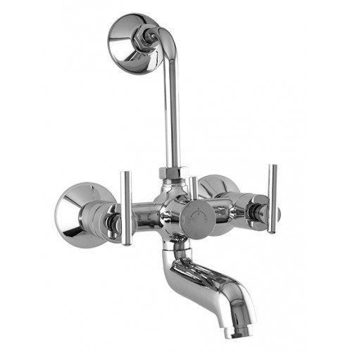 Brass 3 In 1 Wall Mixer Tap