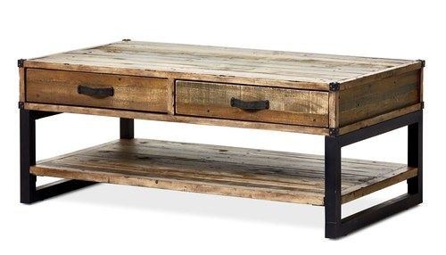 reclaimed wood coffee table