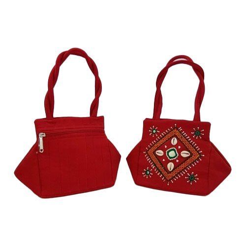 Multicolor Embroidery Work Cotton Ladies Bags