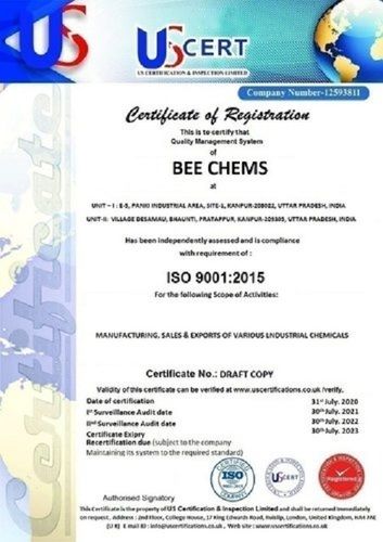 Iso 18788:2015 Certification Service