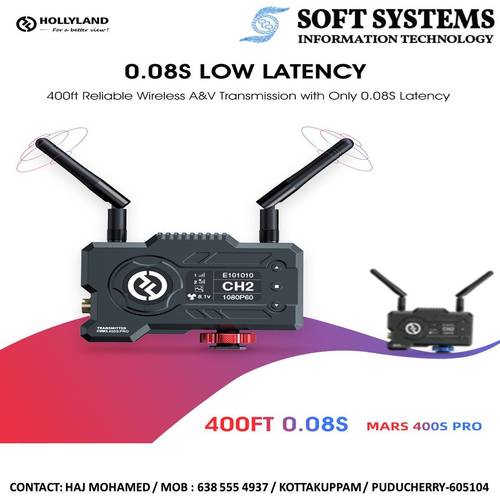 400S PRO SDI/HDMI Wireless Video Transmission System By Soft Systems Information Technology