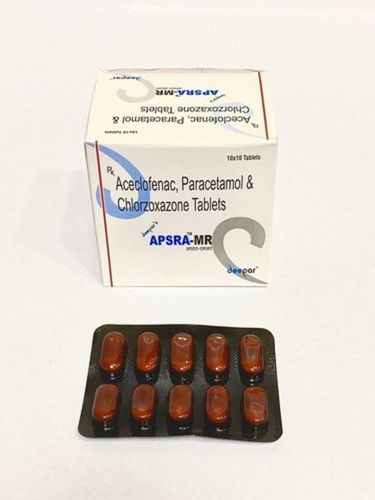 Aceclofenac Paracetamol And Chlorzoxazone Painkiller Oral Tablets