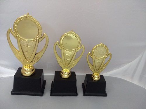 Various Colors Gold Finish Fiber Trophy 