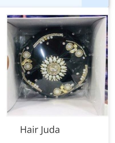 Ladies Fancy Black Color Hair Juda