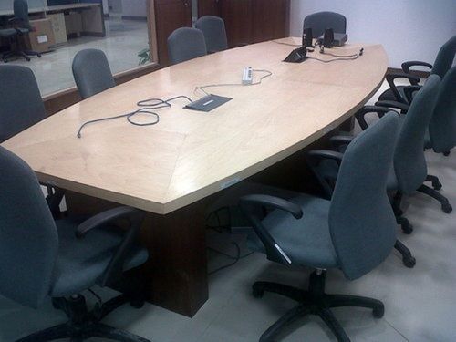 Multi Seat Wooden Office Conference Room Table