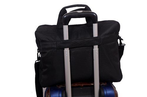 Wide Space Plain Design Laptop bag