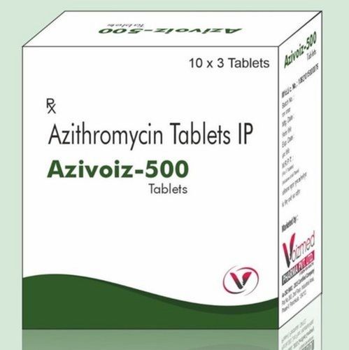 Azithromycin 500 Mg Prescription Only Standard Antibiotic Tablet