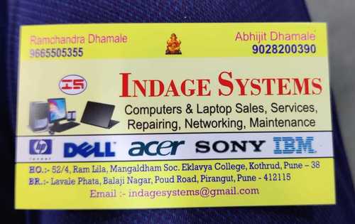 Computers And Laptop Sales Services By Indage Systems