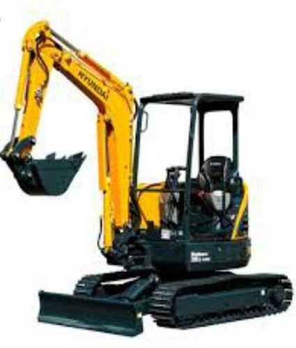 Yellow Water Cooled Mini Excavator