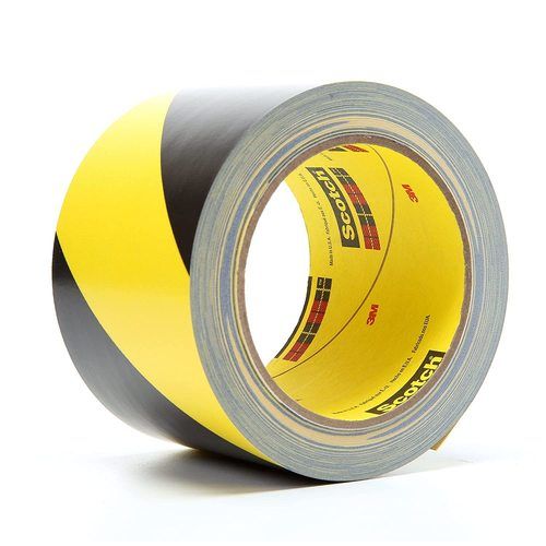 3M 5702 Hazards Marking Tape, 2 In X 36 Yd 5.0 Mil